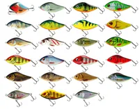 Salmo Slider Jerkbait Wobbler , Salmo Farben:Silver Roach PP, Länge/Gewicht/Laufverhalten/Tauchtiefe:12cm / 70g / sinkend / 2.0-1.0m