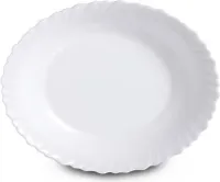 6 Pastateller Pasta-Bowl 23cm weiß rund Porzellan Nudeln Spaghetti Tief Teller A