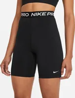 Nike W Np 365 Short 7In Hi Rise 011 Black/White L
