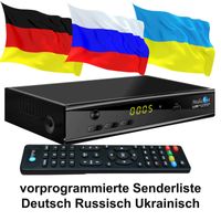 Russische TV Sat Receiver MEDIAART- 4 FULL HD vorprogrammiert Deutsch Russisch