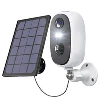ieGeek 2K 3MP Kabellose Überwachungskamera Aussen Akku mit Solarpanel, WLAN Kamera Outdoor mit 10m Farbnachtsicht, PIR Bewegungsmelder, 2-Wege Audio, Cloud/SD Storage, IP65, 2,4 GHz