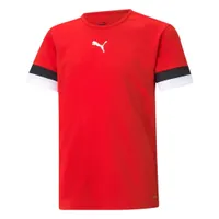 PUMA teamRISE Jersey Jr 001 Puma Red-Puma Black-Puma White 164