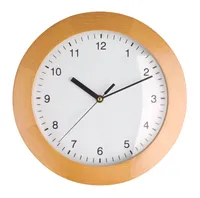 Funk-Wanduhr, analog mit Rahmen aus Buche, 98.1065, TFA Dostmann