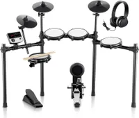 E-Drum-Set Elektronisches Schlagzeug - 480 Sounds - 32 Kits - USB-MIDI - tragbares E-Drum-Set für Anfänger und Profis