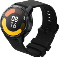 kwmobile Ersatzarmband kompatibel mit Xiaomi Mi Watch Color Sport / S1 Active Armband - Fitnesstracker Band aus Silikon - Carbon Print Band für