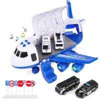 Luna Flugzeug Kinder Spielzeug mit Funktion mit Fahrzeugen und Spielfigur 