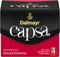Dallmayr Capsa Espresso Decaffeinato | 10 Nespresso® komp. Kapseln