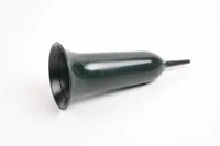 2x Grabvase Kunststoff Vase Steckvase grün Erdspieß H26cm