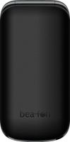 Beafon C245, schwarz Handy (2,4 Zoll, Seniorenhandy, Klapp, Große Tasten)