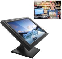 17" LCD dotykový monitor Kiosk pro pokladní systém PC POS pokladna Monitor USB VGA 4 dráty 1280x1024 160° horizontálně 140° vertikálně