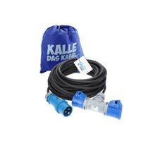 CEE Verlängerung KALLE Blue mit 2-fach-Kupplung 3G 1,5mm² 50 Meter