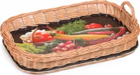 JIPRO® Tablett aus Weide Tepsi I. - B 42 x T 28 x H 7/12(cm)