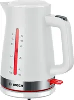 Bosch TWK4M221, 1,7 l, 2400 W, Weiß, Kunststoff, Wasserstandsanzeige, Drahtlos