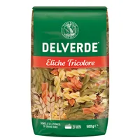 Delverde Eliche tricolore Pasta bunte Hartweizen Nudeln 500g