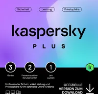 Kaspersky Plus Internet Security 2025 | 3 Geräte | 1 Jahr | Anti-Phishing und Firewall | Unbegrenzter VPN Passwort-Manager PC/Mac/Mobile
