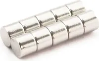5 x Oblique Unique Neodym Magnet N38 ø 8 x 5 mm