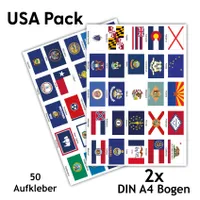 200 Länderfahnen Flaggen Aufkleber Set XXL