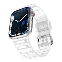 Řemínek s trojitou ochranou pro Apple Watch Ultra Band, SE, 9, 8, 7, 6, 5, 4, 3, 2, 1 (49, 45, 44, 42 mm) Řemínek Transparentní