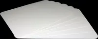 Tischunterlagen-Set weiß, 6-teilig, abwaschbar, Tischset, Platzset, Matte