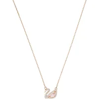 SWAROVSKI Swan Halskette Rosévergoldet 5469989