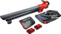 Einhell GE-CL 36 Li E Akku Laubbläser und -sauger 36 V ( 2x 18 V ) Power X-Change Brushless + 2x Akku 4,0 Ah + Ladegerät