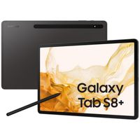 Samsung Galaxy Tab S8+ SM-X800 256 GB 31,5 cm (12.4 Zoll) Qualcomm Snapdragon 8 GB Wi-Fi 6 (802.11ax) Android 12 Graphit