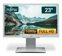 Fujitsu Display B23T-7 LED - 23 Zoll Full HD TFT Flachbildschirm Monitor - Lautsprecher - marmorgrau