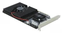 Delock 90409 - PCIe - M.2 - PCIe 3.0 - Schwarz - Aktiv - 1 Lüfter