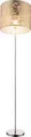 Globo Lighting Tischleuchte Metall Nickel matt, 1x E27