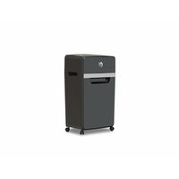 HP Pro Shredder 24CC Aktenvernichter mit Partikelschnitt P-4, 4 x 35 mm, bis 24 Blatt, schwarz