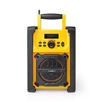 Nedis Rdfm3100Yw Fm-Building Radio 15 W Bluetooth® Ipx5 Uchwyt Żółty / Czarny