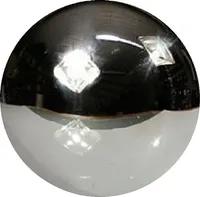 Dekokugel Ø 20 cm Silberkugel Edelstahl Kugel Teichkugel