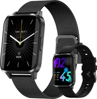 MODFU Damen Smartwatch 1,69 Zoll Fitness Tracker, Android, IP68 Wasserdicht, Ultra flach, Puls, Blutdruck, Blutsauerstoff, 13 Sportmodi