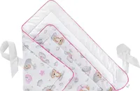Babywickeldecke Babywickeltuch Wickeldecke 75x75 cm 100% Baumwolle weiß mit Tieren
