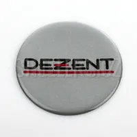 Středový samolepicí emblem průměr 60 mm, Dezent ZT1000, plastové logo, stříbrné