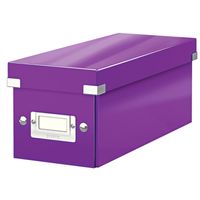 LEITZ CD Ablagebox Click & Store WOW violett