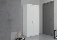 Elena 2-türig Kleiderschrank Wäscheschrank Schrank Weiss matt