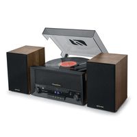 Platine vinyle Muse MT-120 MB avec système CD, Bluetooth, USB, stéréo 3 vitesses 33/45/78 tours
