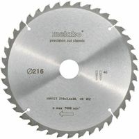 Metabo Príslušenstvo - Pílový kotúč Precision Cut Wood 216 x 30mm Z40 628060000