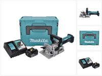 Makita DPJ 180 RF1J Akku Nutfräse 18 V 100 mm + 1x Akku 3,0 Ah + Ladegerät + Makpac