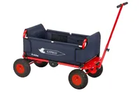 Falt-Bollerwagen ECKLATRAK - Express, rot/blau, Luftrad