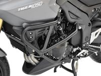 Ibex 10001947 Kompatibel/Ersatz für Sturzbügel Triumph Tiger 1050 BJ 2006-20 Schwarz