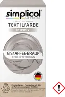 Simplicol Textile Colour Intensive Ice Coffee Brown Set Barva a fixátor