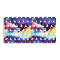 Coloray Obrázek vytištěný na plátně 120x60cm Nástěnné umění na plátně Malba Obraz na plátně - Galaxie, barevné, modré a žluté