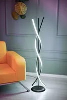 Opviq, Roller Black - White, Stehlampe, 100 % ALUMINIUM, Weiß, 25 x 25 cm