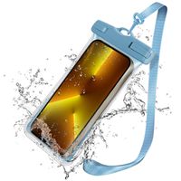 Universal wasserfeste berührungsempfindliche Tasche für Smartphones – Blau
