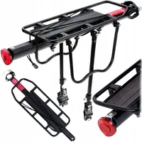 Gearox | Fahrradheckträger - Aluminium - Schwarz - 50 kg Tragkraft - Universell einsetzbar