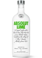 Absolut Vodka Lime, Wodka mit Limettengeschmack, Schnaps, Spirituose, Alkohol, Flasche, 40 %, 1 L, 70403900
