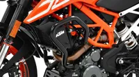 IBEX crash bar KTM 390 Duke 17-, HUSQVARNA 401 Vitpilen, czarny