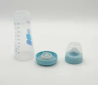 Chicco PERFECT 5 Anti-Kolik 300 ml Babyfläschchen, Baby Flasche für Neugeborene mit Schnellem Fluss 4+ Monate mit Weichem Silikon-Sauger, 300 ml Bi...